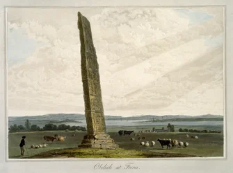 Obelisk in Forres, aus 